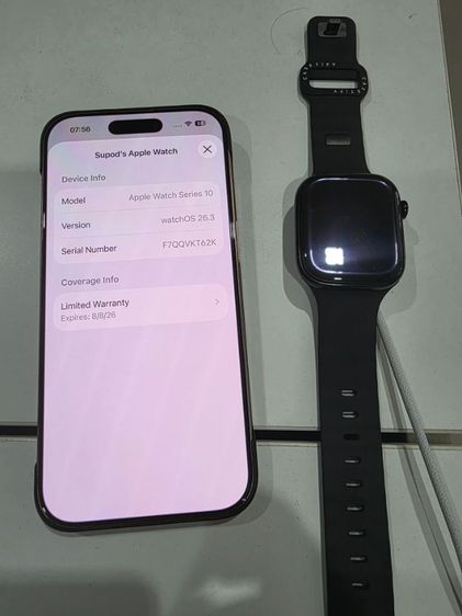 apple watch 10 black ขนาด 46 mm รูปที่ 4