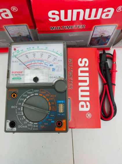 ยอดมิเตอร์วัดไฟ SUNWA🟠 มัลติมิเตอร์แบบเข็มแท้ รุ่นขนาดพกพาสะดวกใช้งาน รูปที่ 16