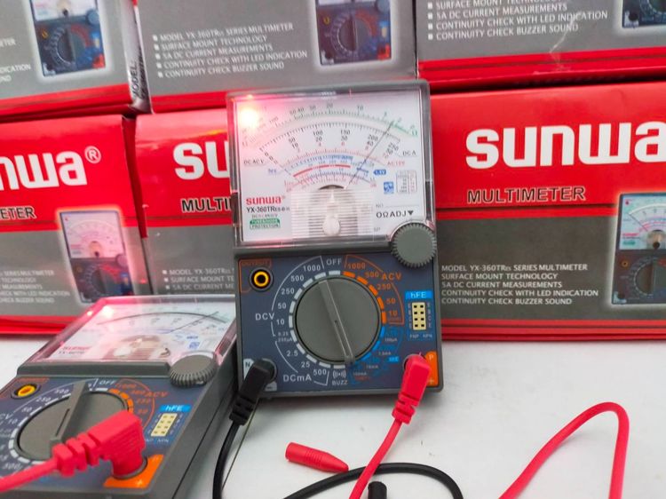 ยอดมิเตอร์วัดไฟ SUNWA🟠 มัลติมิเตอร์แบบเข็มแท้ รุ่นขนาดพกพาสะดวกใช้งาน รูปที่ 6