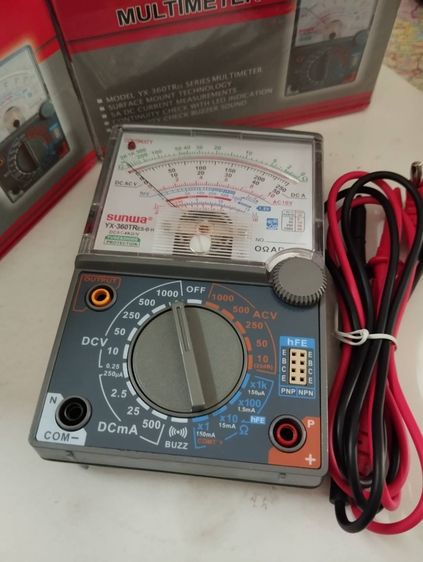 ยอดมิเตอร์วัดไฟ SUNWA🟠 มัลติมิเตอร์แบบเข็มแท้ รุ่นขนาดพกพาสะดวกใช้งาน รูปที่ 8