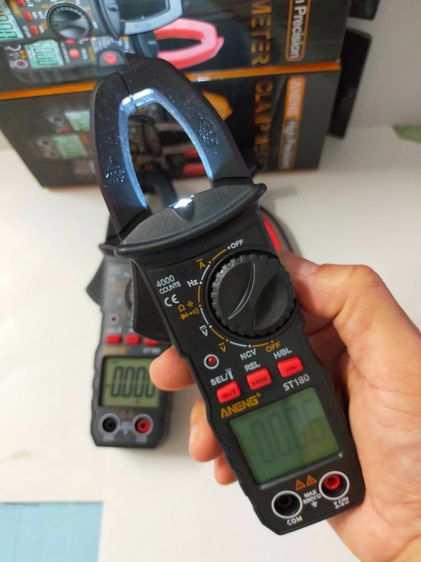  มิตเตอร์วัดคาปรซิเตอร์ได้ มิตเตอร์แคล้มก้ามปู NCVวัดแอมป์ AC เก็บปลายทาง รูปที่ 5