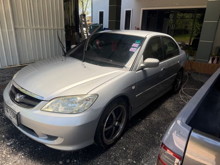 Honda Civic 2005 1.7 EXi เบนซิน ไม่ติดแก๊ส เกียร์อัตโนมัติ เทา รูปที่ 3