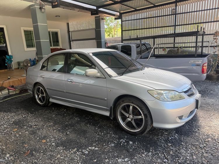 Honda Civic 2005 1.7 EXi เบนซิน ไม่ติดแก๊ส เกียร์อัตโนมัติ เทา รูปที่ 2