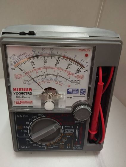 มือ1ใหม่ SUNWA YX มัลติมิเตอร์เข็ม  แบบอนาล็อกเข็มนิ่งไม่แกว่ง เก็บเงินปลายทาง รูปที่ 15
