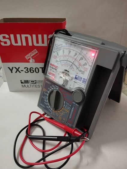 มือ1ใหม่ SUNWA YX มัลติมิเตอร์เข็ม  แบบอนาล็อกเข็มนิ่งไม่แกว่ง เก็บเงินปลายทาง รูปที่ 7