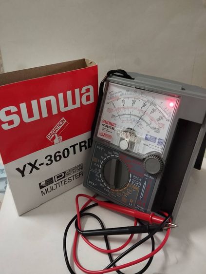 มือ1ใหม่ SUNWA YX มัลติมิเตอร์เข็ม  แบบอนาล็อกเข็มนิ่งไม่แกว่ง เก็บเงินปลายทาง รูปที่ 6