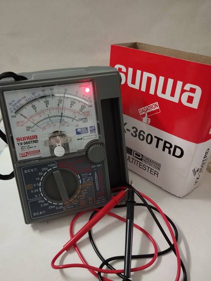 มือ1ใหม่ SUNWA YX มัลติมิเตอร์เข็ม  แบบอนาล็อกเข็มนิ่งไม่แกว่ง เก็บเงินปลายทาง รูปที่ 8