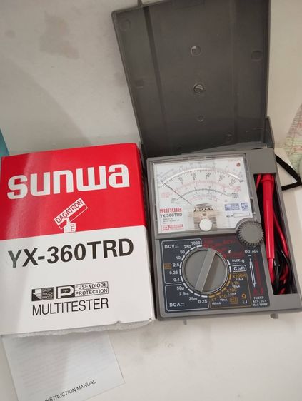 มือ1ใหม่ SUNWA YX มัลติมิเตอร์เข็ม  แบบอนาล็อกเข็มนิ่งไม่แกว่ง เก็บเงินปลายทาง รูปที่ 2