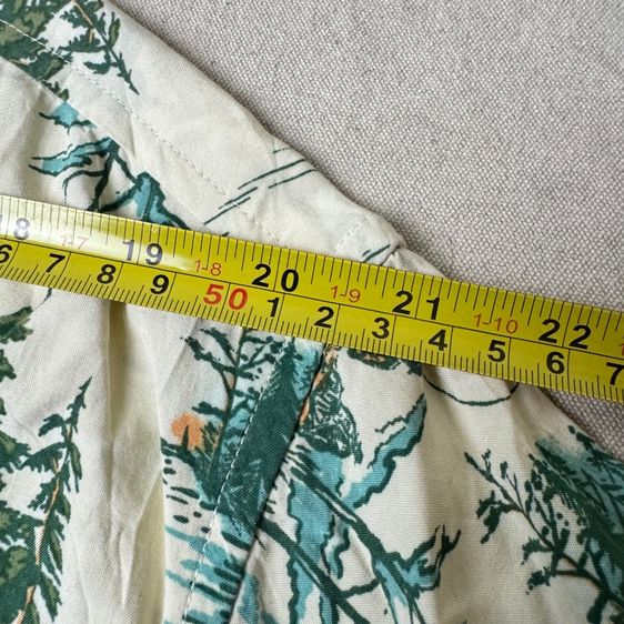 เสื้อฮาวายลายดอก​ Croft Barrow ผ้า Rayon Oeko Tex Size XXL รูปที่ 8