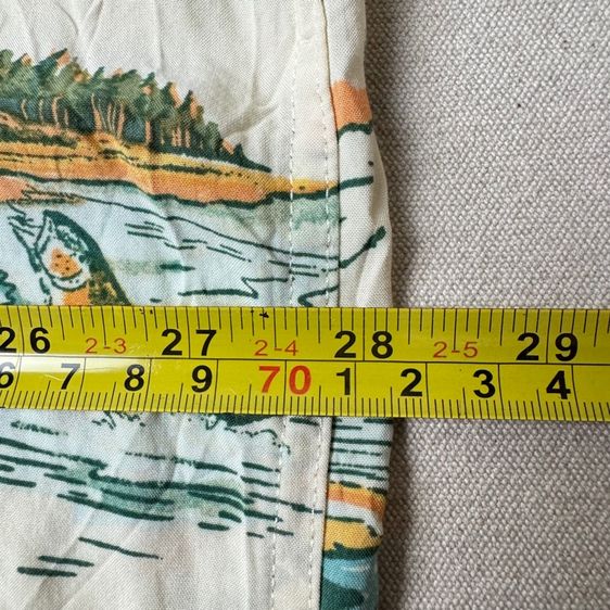 เสื้อฮาวายลายดอก​ Croft Barrow ผ้า Rayon Oeko Tex Size XXL รูปที่ 10