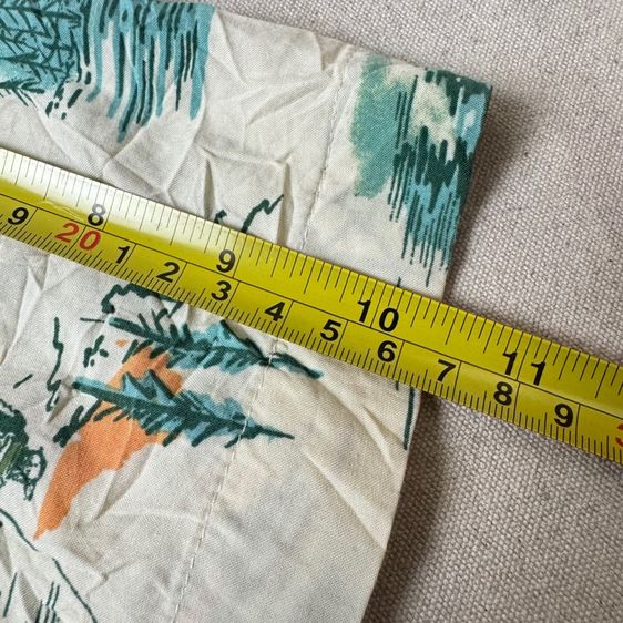 เสื้อฮาวายลายดอก​ Croft Barrow ผ้า Rayon Oeko Tex Size XXL รูปที่ 9