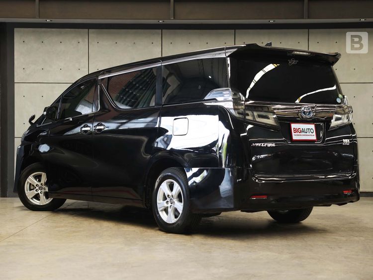 Toyota Vellfire 2019 2.5 HV X 4WD Van ไฮบริด ไม่ติดแก๊ส เกียร์อัตโนมัติ ดำ รูปที่ 3