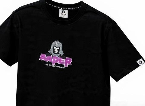 AAPE by A Bathing Ape – AAPER Kilo Basic One Point T-Shirt AAPER Graphic Kilo รูปที่ 3