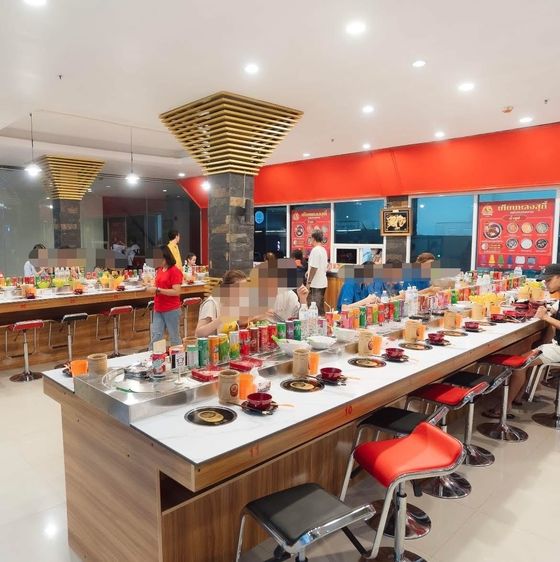 เซ้งร้านชาบูหมาล่า-สายพาน ติดถนนบางนา-ตราด ใต้โรงแรมชัย บางบ่อ ใกล้ๆมีหอพักจำนวนมาก รูปที่ 4