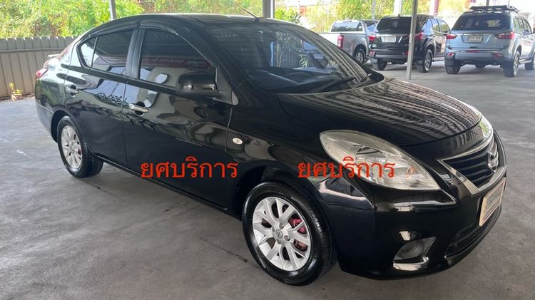 Nissan Almera 2012 1.2 EL Sedan เบนซิน ไม่ติดแก๊ส เกียร์อัตโนมัติ ดำ