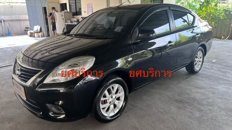 Nissan Almera 2012 1.2 EL Sedan เบนซิน ไม่ติดแก๊ส เกียร์อัตโนมัติ ดำ รูปที่ 3