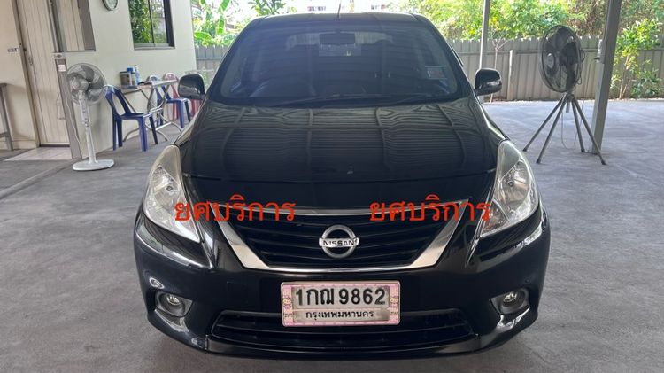 Nissan Almera 2012 1.2 EL Sedan เบนซิน ไม่ติดแก๊ส เกียร์อัตโนมัติ ดำ รูปที่ 2