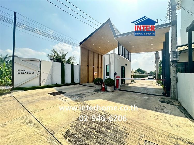 ทาวน์เฮ้าส์ 2 ชั้น 27.3 ตร.ว. หมู่บ้านเปี่ยมสุขเอสเกต2 แจ้งวัฒนะ-กาญจนาภิเษก ซอยสุเหร่าปากคลองลำรี ถนนสะพานนนทบุรี-บางบัวทอง 