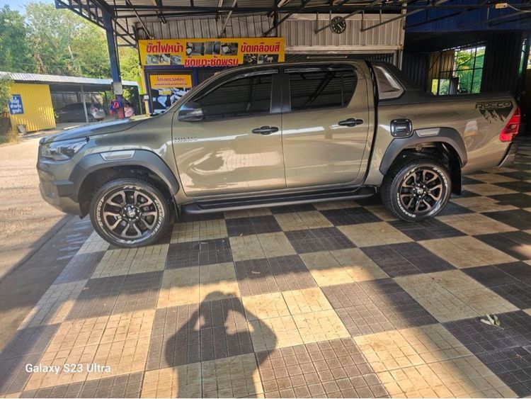 Toyota Hilux Revo 2021 2.4 Prerunner G Rocco Sedan ดีเซล ไม่ติดแก๊ส เกียร์อัตโนมัติ เทา รูปที่ 3