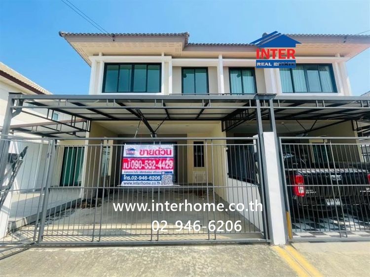 ทาวน์เฮ้าส์ 2 ชั้น 33.9 ตร.ว. หมู่บ้านดรีมพรีว่าราชพฤกษ์ สวนผัก32 ซอยสวนผัก32 ถนนสวนผัก ถนนเลียบทางรถไฟตลิ่งชัน เมืองนนทบุรี นนทบุรี