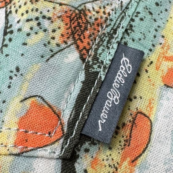 เสื้อฮาวายลายดอก​ Eddie Bauer ผ้าต่อลาย Size S รูปที่ 6