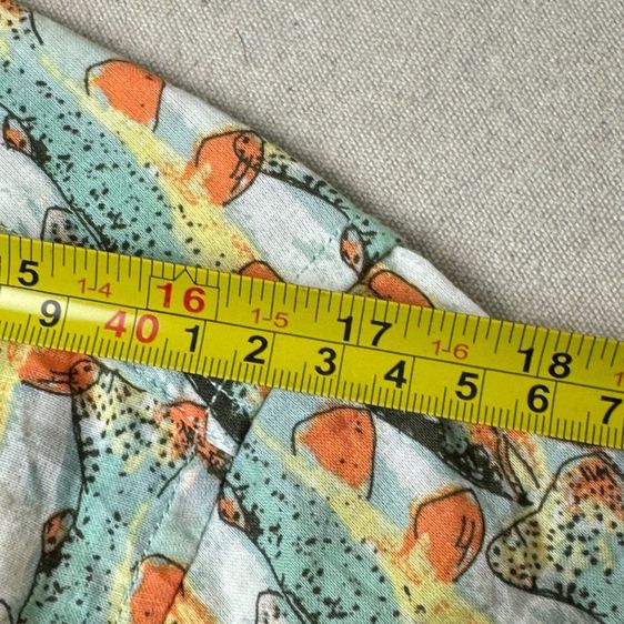 เสื้อฮาวายลายดอก​ Eddie Bauer ผ้าต่อลาย Size S รูปที่ 12