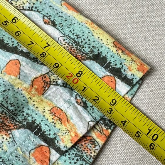 เสื้อฮาวายลายดอก​ Eddie Bauer ผ้าต่อลาย Size S รูปที่ 10