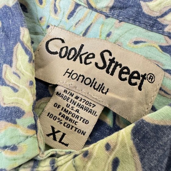 เสื้อฮาวายลายดอก​ Cooke Street made in Hawaii Size XL​ รูปที่ 3