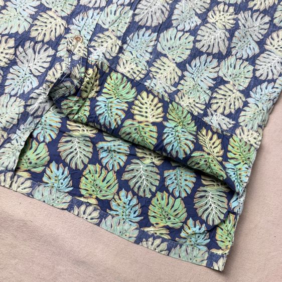 เสื้อฮาวายลายดอก​ Cooke Street made in Hawaii Size XL​ รูปที่ 7