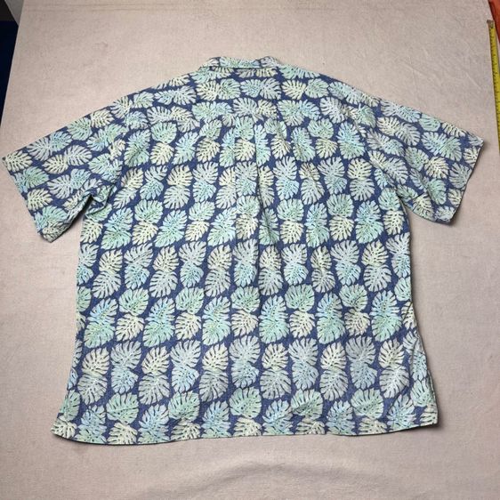 เสื้อฮาวายลายดอก​ Cooke Street made in Hawaii Size XL​ รูปที่ 9