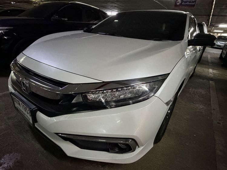 Honda Civic 2019 1.8 EL i-VTEC Sedan เบนซิน ไม่ติดแก๊ส เกียร์อัตโนมัติ ขาว รูปที่ 2