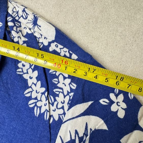 เสื้อฮาวายลายดอก 80s​ OP Ocean Pacific Size S รูปที่ 10