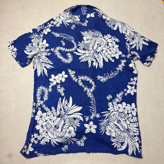 เสื้อฮาวายลายดอก 80s​ OP Ocean Pacific Size S รูปที่ 8