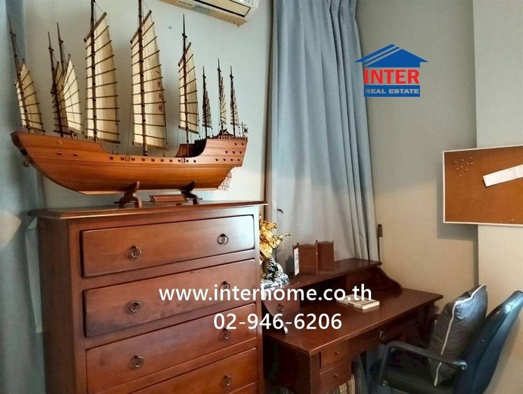 บ้านเดี่ยว 2 ชั้น 55 ตร.ว. หมู่บ้านสราญสิริรามอินทรา ถนนรามอินทรา ถนนเลียบคลองสอง เขตคลองสามวา กรุงเทพมหานคร รูปที่ 3