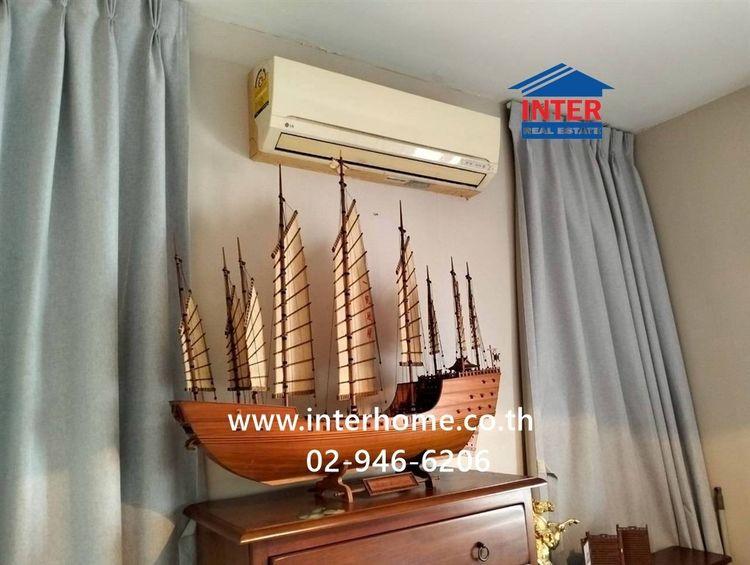 บ้านเดี่ยว 2 ชั้น 55 ตร.ว. หมู่บ้านสราญสิริรามอินทรา ถนนรามอินทรา ถนนเลียบคลองสอง เขตคลองสามวา กรุงเทพมหานคร รูปที่ 4