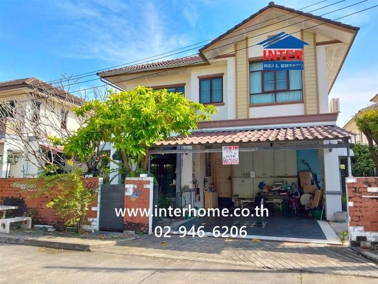 บ้านเดี่ยว 2 ชั้น 55 ตร.ว. หมู่บ้านสราญสิริรามอินทรา ถนนรามอินทรา ถนนเลียบคลองสอง เขตคลองสามวา กรุงเทพมหานคร รูปที่ 2