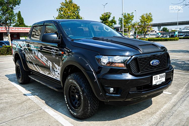 Ford Ranger 2021 2.2 Hi-Rider XL Plus Pickup ดีเซล ไม่ติดแก๊ส เกียร์ธรรมดา ดำ รูปที่ 3