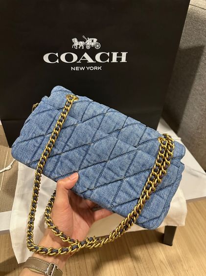COACH tabby  shoulder Bag 26 with Quilting ใช้งานน้อย รูปที่ 3