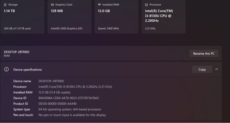 Lenovo V330-15IKB  15.6 นิ้ว รูปที่ 9
