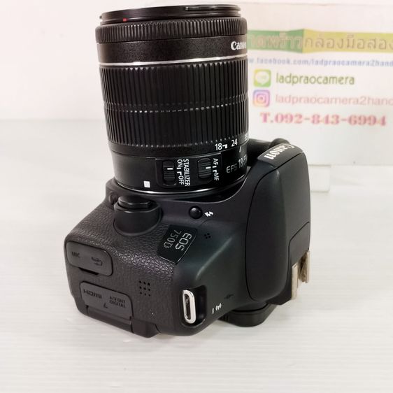 Canon 750D+18-55 STM มี WiFi เครื่องสวย เมนูไทย ใช้งานง่าย อุปกรณ์ครบ  Canon EOS 750D + Lens EF-S 18-55mm.IS STM ใหม่ ผิวสากๆ จอไม่ดำ ยางไม่ รูปที่ 14