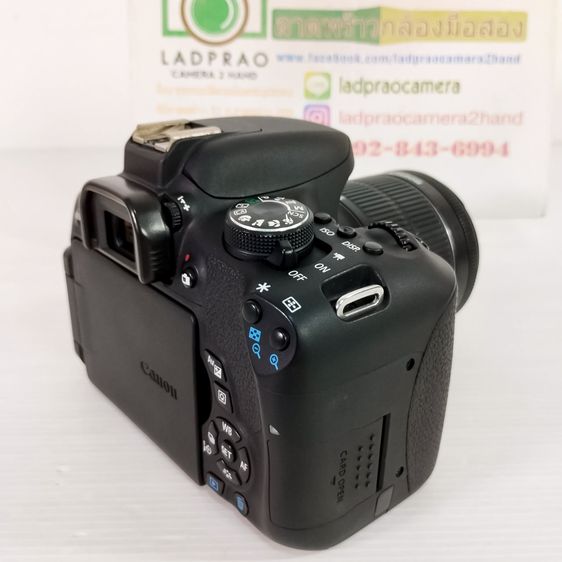 Canon 750D+18-55 STM มี WiFi เครื่องสวย เมนูไทย ใช้งานง่าย อุปกรณ์ครบ  Canon EOS 750D + Lens EF-S 18-55mm.IS STM ใหม่ ผิวสากๆ จอไม่ดำ ยางไม่ รูปที่ 5