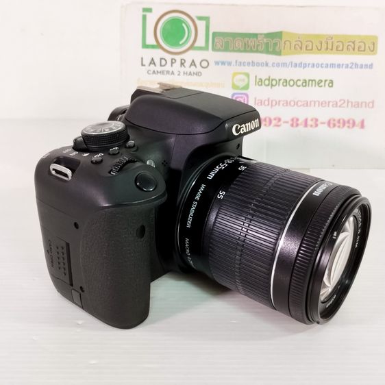Canon 750D+18-55 STM มี WiFi เครื่องสวย เมนูไทย ใช้งานง่าย อุปกรณ์ครบ  Canon EOS 750D + Lens EF-S 18-55mm.IS STM ใหม่ ผิวสากๆ จอไม่ดำ ยางไม่ รูปที่ 4