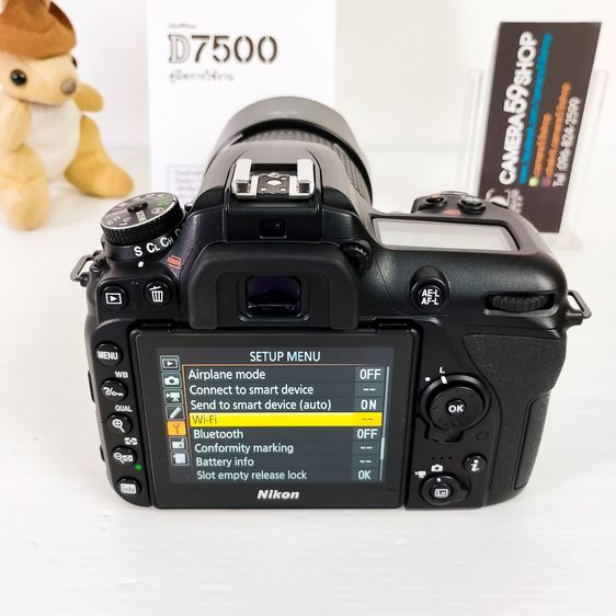 รุ่นใหม่ ชุดใหญ่จบ Nikon D7500 Lens 18-140mm.ชต.4004 ครั้ง เหมือนของใหม่ ชัตเตอร์น้อยมาก ไม่มีตำหนิใดๆ  รูปที่ 7