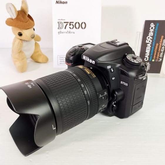รุ่นใหม่ ชุดใหญ่จบ Nikon D7500 Lens 18-140mm.ชต.4004 ครั้ง เหมือนของใหม่ ชัตเตอร์น้อยมาก ไม่มีตำหนิใดๆ  รูปที่ 4