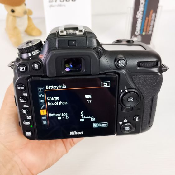 ชุดใหญ่จบ Nikon D7500 Lens 18-140mm.ชัตเตอร์ 4 พัน ครั้ง เหมือนของใหม่ ชัตเตอร์น้อยมาก ไม่มีตำหนิใดๆ  รูปที่ 7