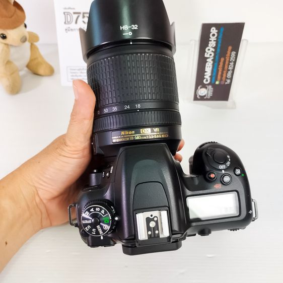 ชุดใหญ่จบ Nikon D7500 Lens 18-140mm.ชัตเตอร์ 4 พัน ครั้ง เหมือนของใหม่ ชัตเตอร์น้อยมาก ไม่มีตำหนิใดๆ  รูปที่ 3