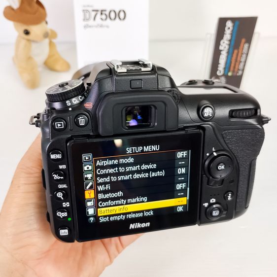 ชุดใหญ่จบ Nikon D7500 Lens 18-140mm.ชัตเตอร์ 4 พัน ครั้ง เหมือนของใหม่ ชัตเตอร์น้อยมาก ไม่มีตำหนิใดๆ  รูปที่ 6