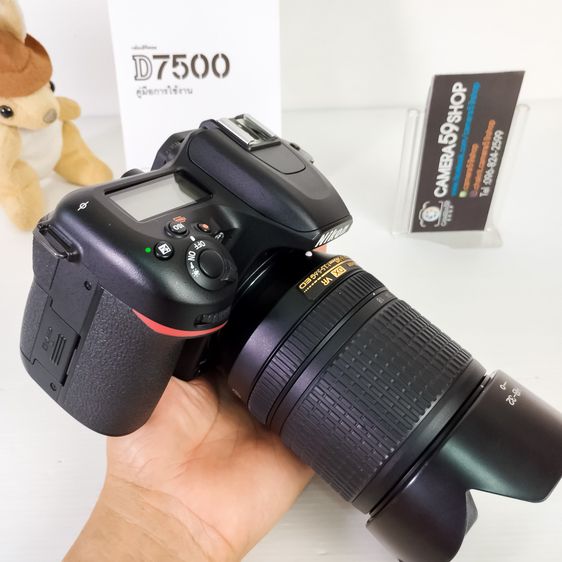 ชุดใหญ่จบ Nikon D7500 Lens 18-140mm.ชัตเตอร์ 4 พัน ครั้ง เหมือนของใหม่ ชัตเตอร์น้อยมาก ไม่มีตำหนิใดๆ  รูปที่ 2