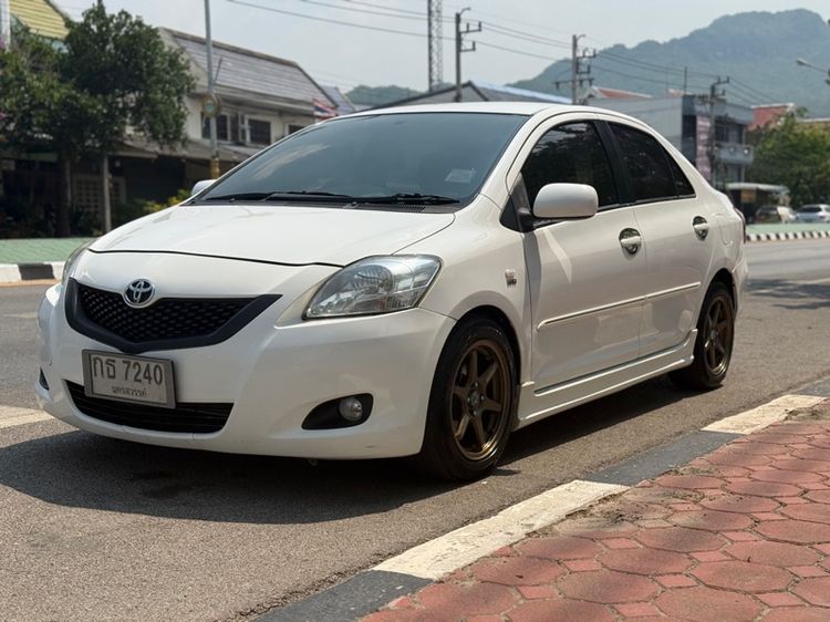 Toyota Vios 2012 1.2 E Sedan เบนซิน เกียร์ธรรมดา ขาว รูปที่ 2