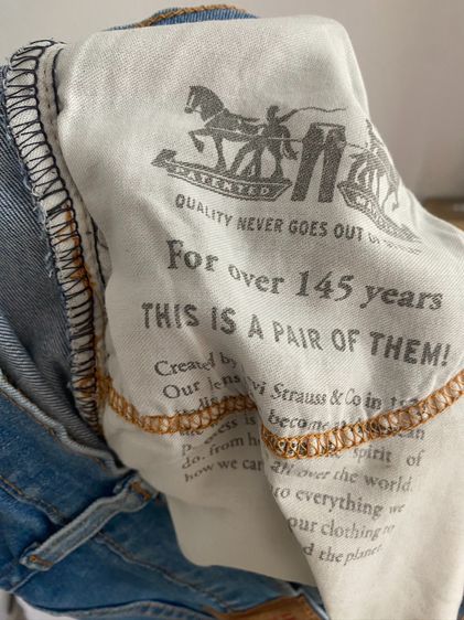 ขายเทเสื้อแบรนด์ กางเกง levis 010 รูปที่ 2